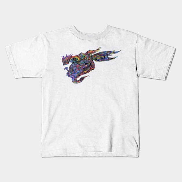 Mountain bird Kids T-Shirt by sonigque